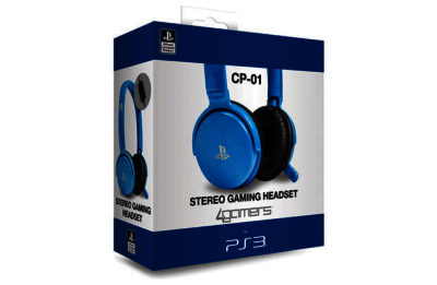 A4T CP01 Blue Wired Gaming Headset for PS3 A4T CP01 Blue Wired Gaming Headset for PS3